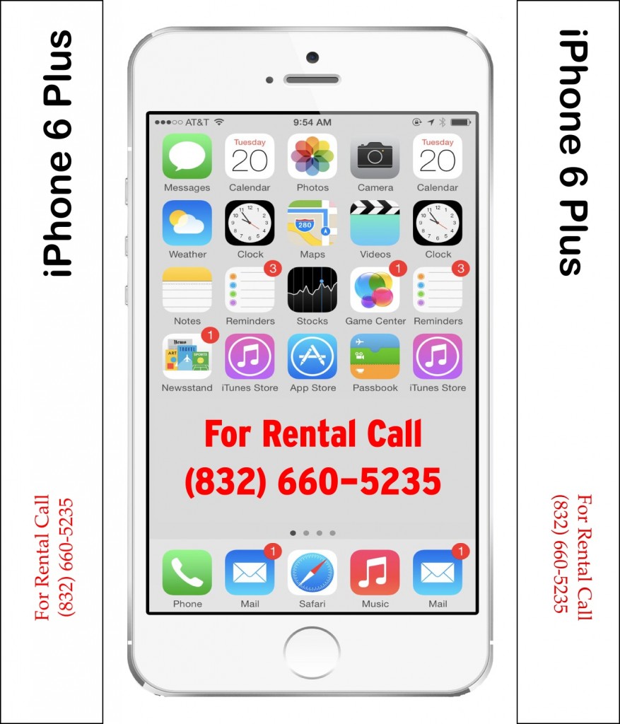 iPhone 6 Plus Sonido Houston Rockola Template